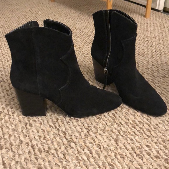 Zara black suede dickies Isabel marant style - Picture 4 of 9